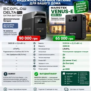 EcoFlow DELTA Pro Extra Battery (DELTAProEB-US)