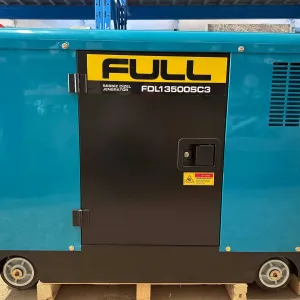Дизельний генератор FULL FDL 13500SC3 10–11 кВт, 3 фази  В шумозахисному кожусі Електростарт