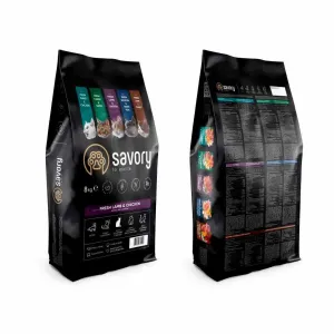 АКЦИЯ! 2 кг. 790 грн., 8 кг. 2700 грн. Корм для котов кошек Savory STERILISED ягненок