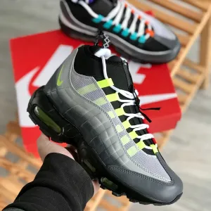 Мужские зимние кроссовки Nike Air Max 95 Sneakerboot "Grey" 40-45