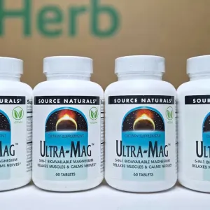 Магній і вітамін B6 Ultra-Mag Source Naturals Ультра маг, магний
