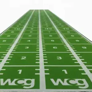 Спринтерська тренувальна доріжка WCG Turf 15 мм з розміткою, штучна трава, 1×12 м