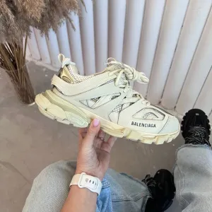 Женские кроссовки Balenciaga Track beige / Баленсиага трак бежевые 36 37 38 39 40