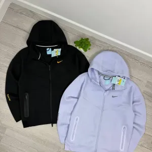 Nike Tech Fleece Nocta чоловіче худі на блискавці | Зіп худі найк теч фліс нокта чорна/фіолетова