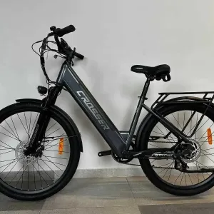Електровелосипед Crosser E-City Pro 26" 48V/500W/10.4Ah 2026 - Темно-сірий
