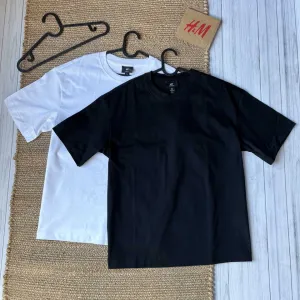 Чоловічі футболки в різних кольорах Relaxed fit H&M, Р - S, M, L, XL