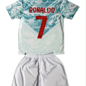 Дитяча футбольна форма Cristiano Ronaldo Роналдо Збірна Португалії Новий сезон 2026/27. Преміум якість, вишиті логотипи. Футбольний костюм Роналдо.