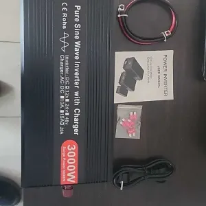 Інвертор 3000 w-6000 вт 12в 220V перетворювач Чистий синус із зарядкою .УПС