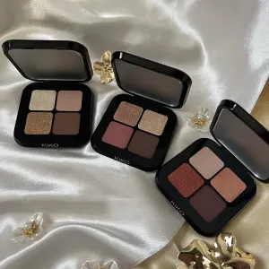 Палетка тіней kiko New Bright Quartet Eyeshadow Palette 01 02 03