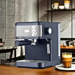 Кофемашина рожковая кофеварка Crownberg CB-1569 1,8л, 1200Вт с капучинатором, кавомашинка, кавоварка, розница и опт