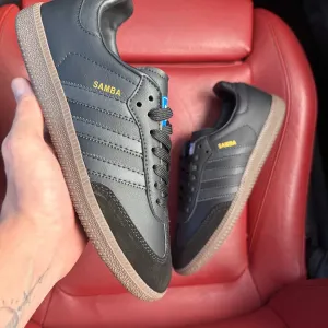 (ОПЛАТА ПІСЛЯ ОГЛЯДУ)Adidas Samba Black Brown Адідас Самба Коричнево-чорні