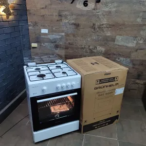 Розпродаж товару! Газова плита Grunhelm G4FG6612W-0 на 60 см. Туреччина