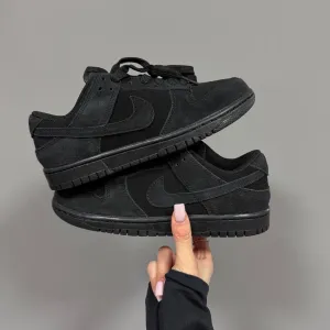 36-45 р кросівки NIKE SB DUNK NUBUCK Full BLACK