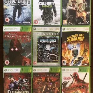 Xbox 360/Original: Deadpool, Condemned, Call of Cthulhu, Deadly Premonition, Crysis Castlevania The Evil Within, Final Fantasy, Dragon Age Начало