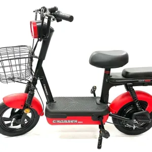Електровелосипед Crosser Mini мотор 450W, 48V 12AH (4шт АКБ) Червоний