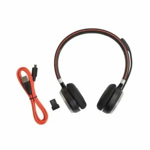 Повний комплект: Jabra Evolve 65 бездротова (адаптер+кабель+чохол)