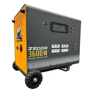 Инверторная аккумуляторная зарядная станция 3.6 кВт Zegor YC3600 (3600 Вт, Пиковая мощность 7200 Вт, LiFePO4, Чистая синусоида) ТОП ПРОДАЖ