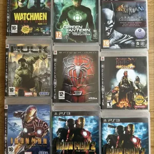 Sony PS3: Batman Spider Man, Iron Man Resistance Mafiia Risen Minecraft Terraria Angry Birds Hellboy Hulk Watchmen Disney Храбрая Сердцем, Uncharted
