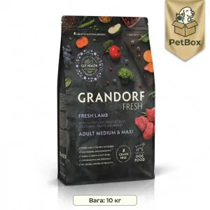 Grandorf Fresh Lamb Medium Maxi Сухий корм для собаки Баранина 10кг