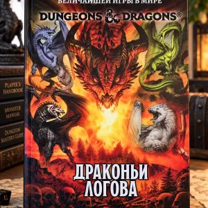 Книга Dungeons & Dragons Драконьи логова сборник приключений для D&D приключения для настольной ролевой игры твердый переплет