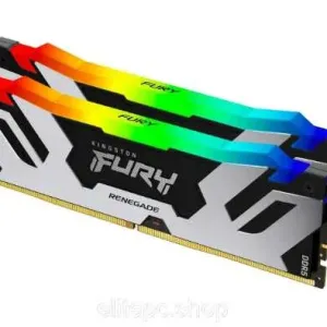 Оперативна пам'ять DDR5 32GB (2x16GB) 6400/CL32 Kingston FURY Renegade Silver RGB (KF564C32RSAK2-32)