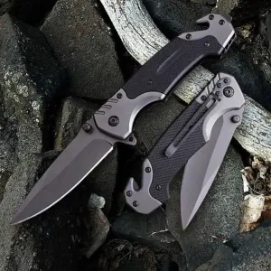 Ніж Складаний автоматичний Тактичний з Стропорізом Browning Original