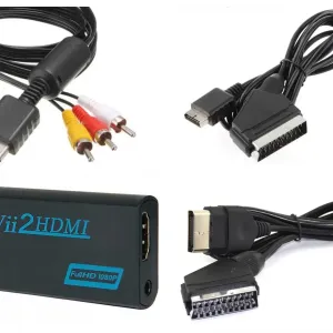 Видео кабель компонент PS to SCART RGB для Sony PlayStation 1 2 3 Xbox
