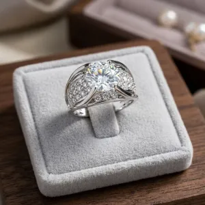 Каблучка центральний натуральний діамант  > 2,0 ct