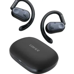 Відкриті TWS-навушники Edifier Comfo Flex (завушні кріплення, Hi-Res LDAC, 10/40 годин, IP55), чорні