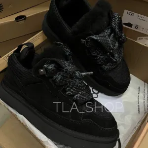 Ugg Lowmel Sneaker Blk угги уггі кросівки жіночі зимові