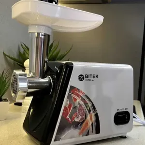 Мощная Электромясорубка 3200Вт Bitek BT-3367 | Реверс | Для колбас