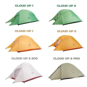 Намет палатка Naturehike Cloud Up 1 / Cloud Up 2 / Cloud Up 2 20 D Pro