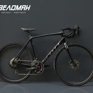 Шосейний карбоновий велосипед ScottAddict 20 Disc.Shimano, power meter, карбон