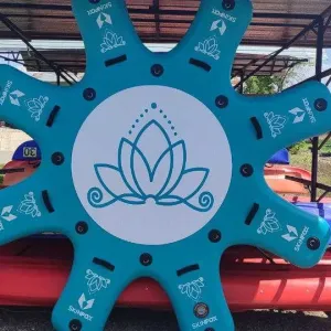 SKINFOX YOGA Йога станція Dock SUP САП борд board доска дошка Aqua Marina каяк SUP 2 шари слоя надувна Stand Up Paddle board борд SUB SAP надувная СЮП