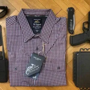 ‼️Рубашка Aero LIGHT Helikon tex Сорочка Клітинка polo поло з рукавом кольори моделі хелікон текс‼️