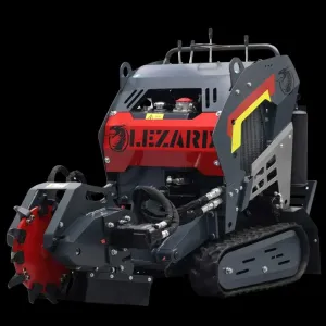 Самохідний подрібнювач пнів LEZARD STG10 27KM RATO викорчовувач фрезер для пнів корчоріз