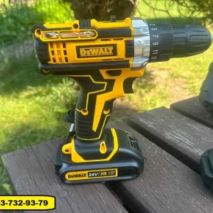 ‼️ Ударный шуруповёрт DeWalt 24v. 2️⃣ аккумулятора. Шурупокруп девольт