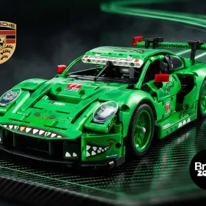 ‼️1313 деталей‼️Конструктор Porsche 911 GT3 R REXY AO Racing (42224)