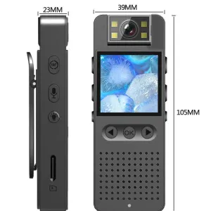 Wi-fi Боді камера CS06: Міні-цифрова камера 1080P HD-екран Bodycamera