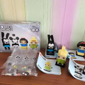 Безкоштовна доставка! LEGO Brick Headz 100 років Disney (40622) дінь дінь,білосніжка дісней