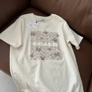 Футболочки ОРИГІНАЛ Coach, РІЗНІ, щільна бавовна, обємний дизайн