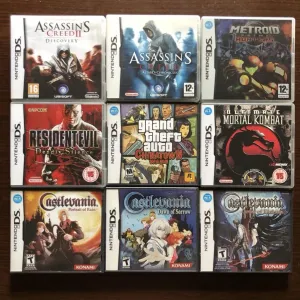 Ігри Nintendo DS/3DS: Resident Evil, Castlevania Zelda Metroid Pokemon GTA Chinatown Wars Mortal Kombat Spider-Man Assassins Creed Batman Turtles