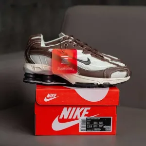 Мужские кроссовки Nike Shox Ride 2 "White/Brown" Размеры 41-45