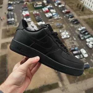 Чоловічі кросівки Nike Air Force 1 Low "Black Premium Luxe" Розміри 40-45