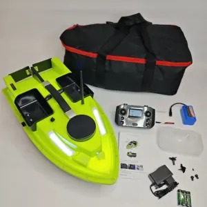 Кораблик карповий для підгодовування GPS99точок 500м D19 LED 12000ма/ч