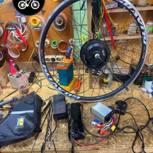 Электронабор 36v 10ah 350w заспицованный в обод Гарантия  для переоборудования велосипеда