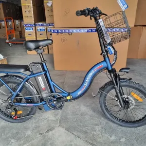 Є в Тернополі! Електровелосипед по ціні велосипеда SAMEBIKE CY20 350W | 12Ah | хід 90 км | швидкість 25 км/год Синій е-байк фетбайк гарантія 6міс