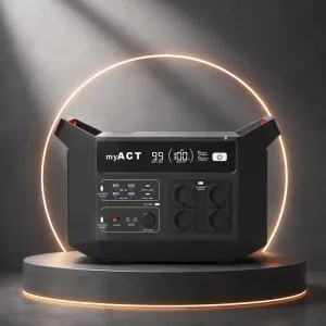 Зарядна станція myACT Power Station Модель AP2200 — 2160 Wh / 2200 W