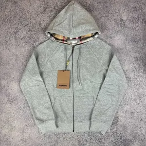 ‼️РОЗПРОДАЖ‼️ Зип Худи Burberry сіра кофта барбері зіпка
