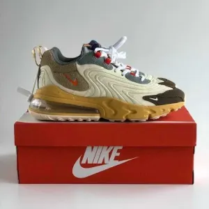 Мужские кроссовки Nike Air Max 270 React Travis Scott Yellow. 40-45